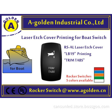 Carling Style 12V/ 24V LED Rocker Switch T85 15A Waterproof Cover